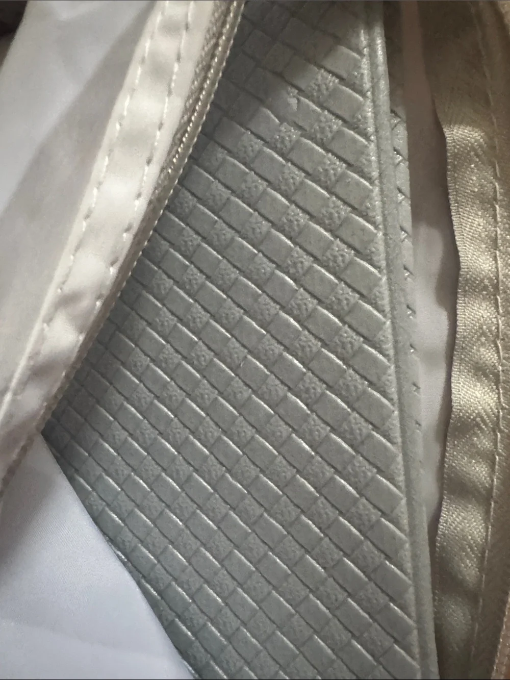 Striped Gray & White Travel Changing Mat Pouch
